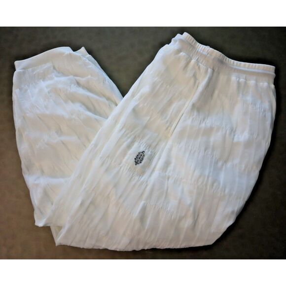 FP Movement x Free People OB2113483 Women Sz M White Lift Off Barrel Pants - Picture 10 of 13